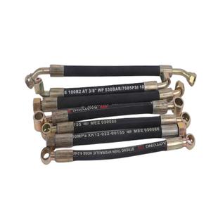 加工高压油管液压油管胶管总成挖掘机工程机械油管钢丝编织缠绕管