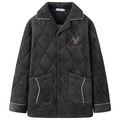 单件上装男士睡衣秋冬款冬季