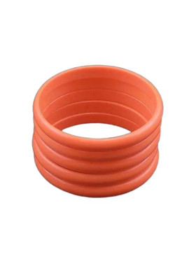 桔黄橙色塑料轻巧可爱个性化手镯