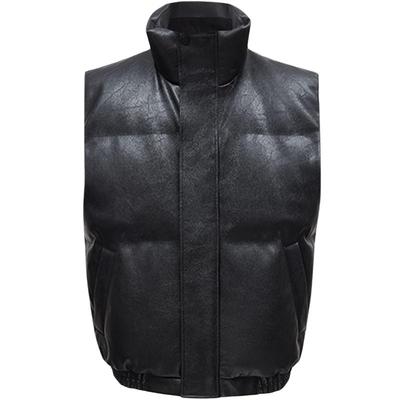 NBAATELIER充绒PU廓形马甲