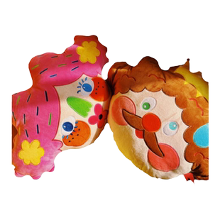 有蒂棵棵国王嘟嘟女孩抱枕客厅情侣对枕沙发靠枕可爱卡通创意礼物