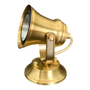 复古全铜纯铜金色美式欧式黄铜明装射灯可调角度家用中古壁画壁灯