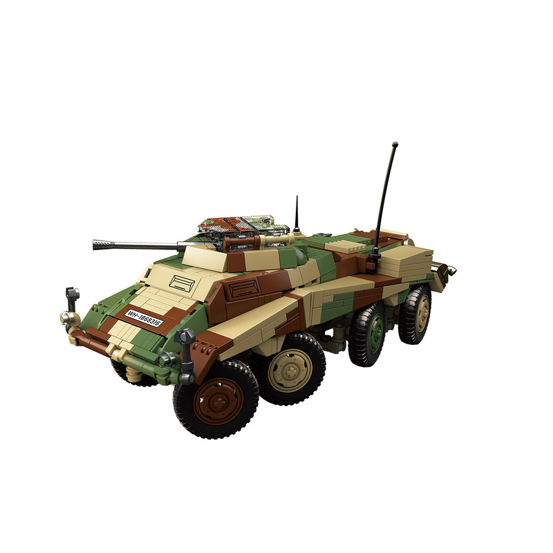 二战d.Kfz.234/1重型装甲侦查车
