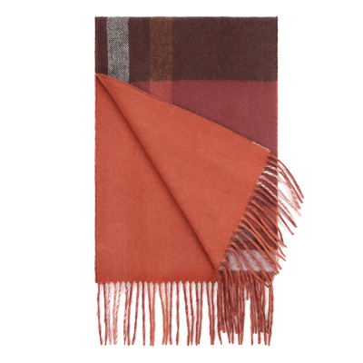 100%羊绒双面围巾情侣款礼盒秋冬