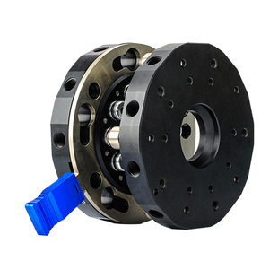 QCS-R100机械手快换 夹具治具手动方形圆形快速换枪盘G90/R90带锁