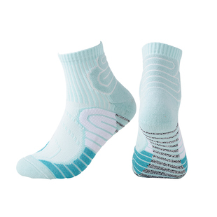 专业跑步运动袜男款秋冬纯棉加厚毛巾底吸汗羽毛球篮球袜中筒袜女