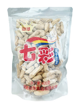 七彩花生水煮咸干休闲零食解馋