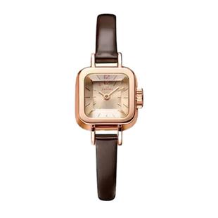 正品聚利时无秒针设计女士手表复古小方表石英表防水时尚学生表