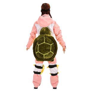 滑雪护具小乌龟毛绒玩具儿童护膝护臀防摔儿童成人装备套装软屁垫