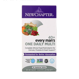 New Chapter新章中年男性40岁+每天一粒综合复合多种维生素72/96