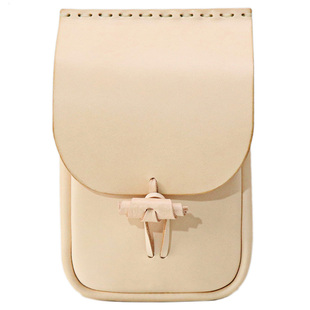 匠线 男士腰包单肩包 植鞣牛皮斜挎小包休闲香烟包挂腰真皮手机包