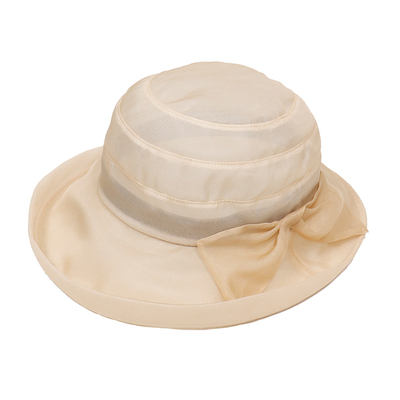 品帽堂2025春夏新款蝴蝶结遮阳帽