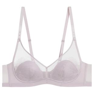 爱慕25春夏霞光内衣女3/4无钢圈薄模杯隐孔透气文胸AM17B031