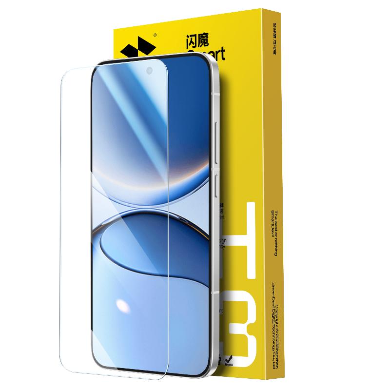 闪魔适用红米turbo4Pro钢化膜红米Turbo4pro手机钢化膜REDMI turbo3的小米高清蓝光全屏新款保护无孔覆盖防爆