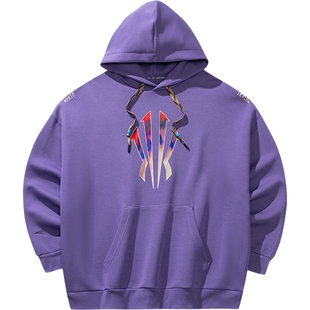 安踏欧文系列男女款2026春季新款运动宽松潮流连帽卫衣172611706S