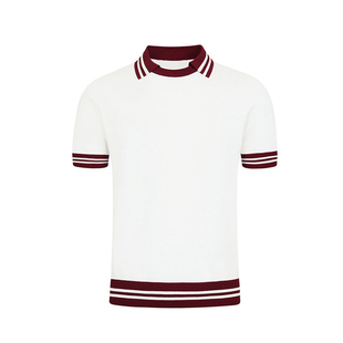 时尚高级拼接修身翻领t恤polo衫男款 夏季新款休闲衣服针织短袖男