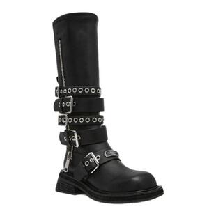 [25秋冬新款]Steve Madden思美登KANNONBALL朋克铆钉长筒靴