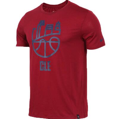 Nike/耐克正品克利夫兰骑士队NIKE DRY NBA男篮球短袖T恤871030