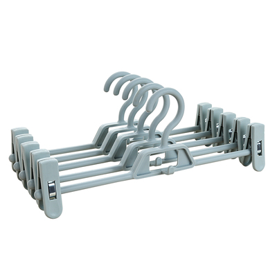 10支无痕多功能收纳裤架裤夹子