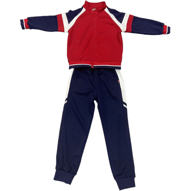 学院风2025秋冬小学生班服两件套