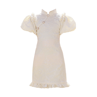 女童旗袍裙夏季改良国风唐装新中式儿童礼服女大童公主裙2025新款