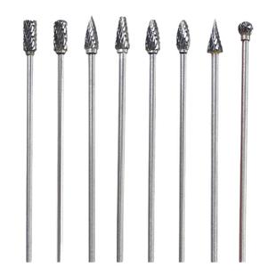 NHK加长钨钢打磨头硬质合金旋转锉磨棒钻头磨玉石金属钨钢滚磨刀