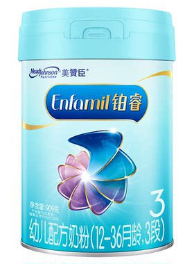 美赞臣铂睿3段909g幼儿奶粉含DHA