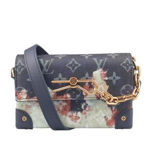 9新路易威登STEAMERWEARABLEWALLET老花BLEACH斜挎二手奢侈品包包