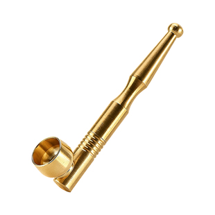 烟斗金属纯铜三用循环可清洗旱烟袋锅子男士过滤黄铜两用烟嘴烟杆