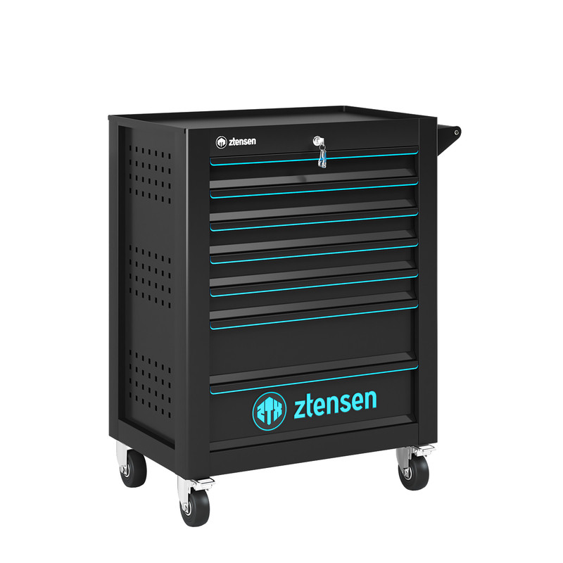 中腾信万向轮工具车汽修工具柜多层抽屉多功能移动维修工具柜