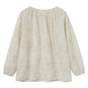 复述砂洗纯亚麻【设计师款】系带宽松大A版连衣裙