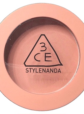 人间水蜜桃！3CE单色腮红哑光mono pink/nude peach/rose beige