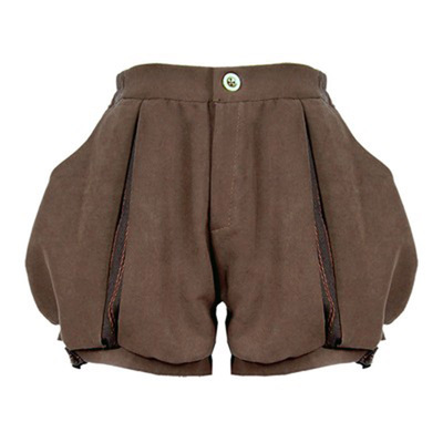 蒸汽大陆中腰复古拼接蓬蓬裤