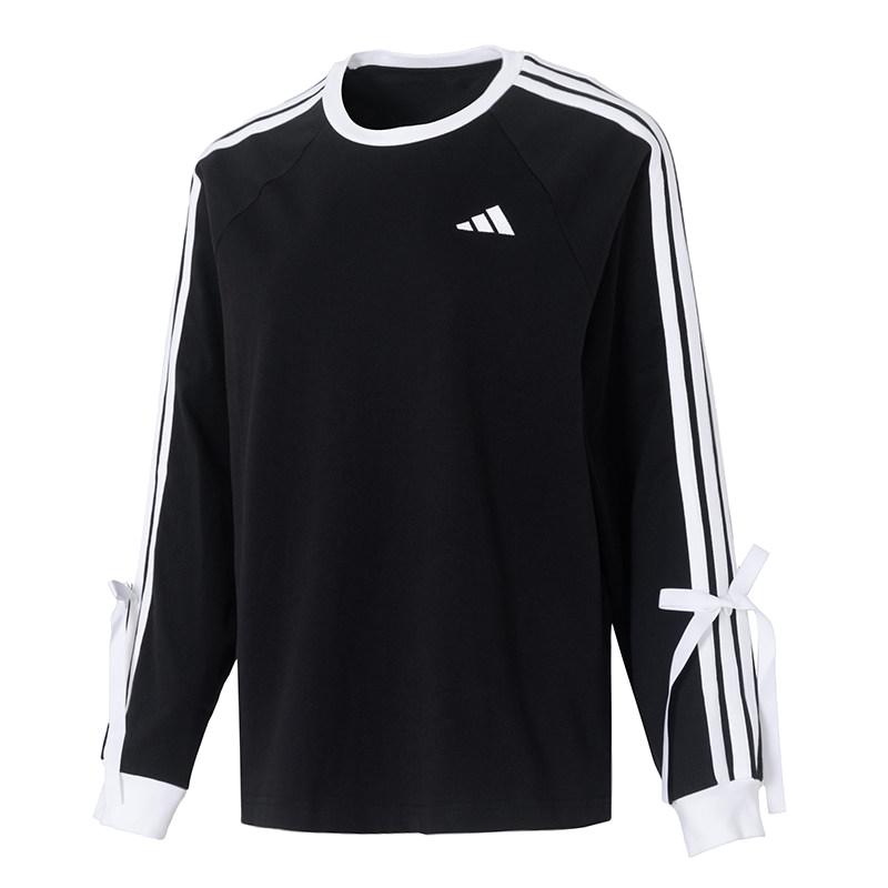 Adidas阿迪达斯女装2026春季新款DANCE LS TEE2圆领长袖T恤KG3858