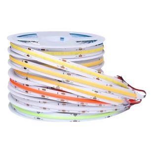 LED灯带COB3500K自粘单色低压24V三色8mm彩光2700K线形线条灯12V