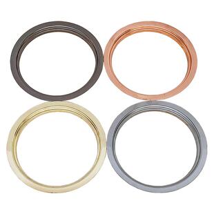 不锈钢圈圆形圈方圈嵌入式圈盖平火锅桌固定圈装饰电磁炉锅圈支架