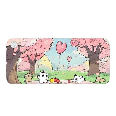 线条小狗加热鼠标垫桌垫发热暖桌垫办公室桌面加热垫电热暖手桌垫