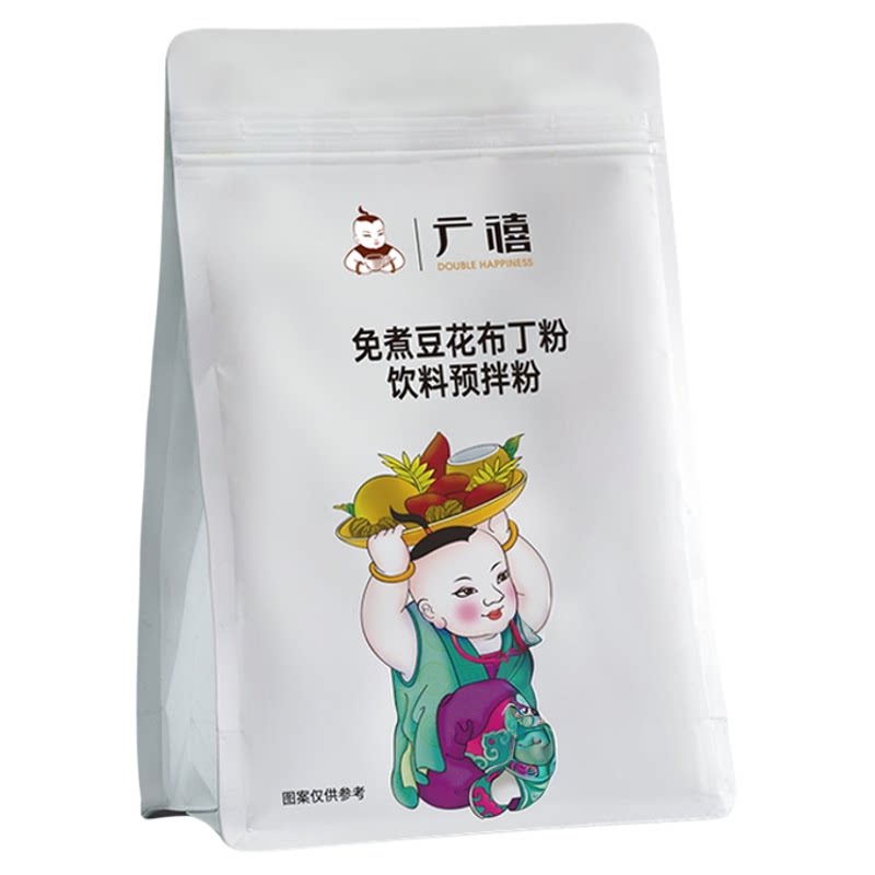 广禧优品免煮豆花布丁粉家用商用冰豆花豆酪粉嫩豆腐脑奶茶店专用
