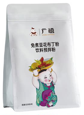 广禧优品免煮豆花布丁粉家用商用冰豆花豆酪粉嫩豆腐脑奶茶店专用