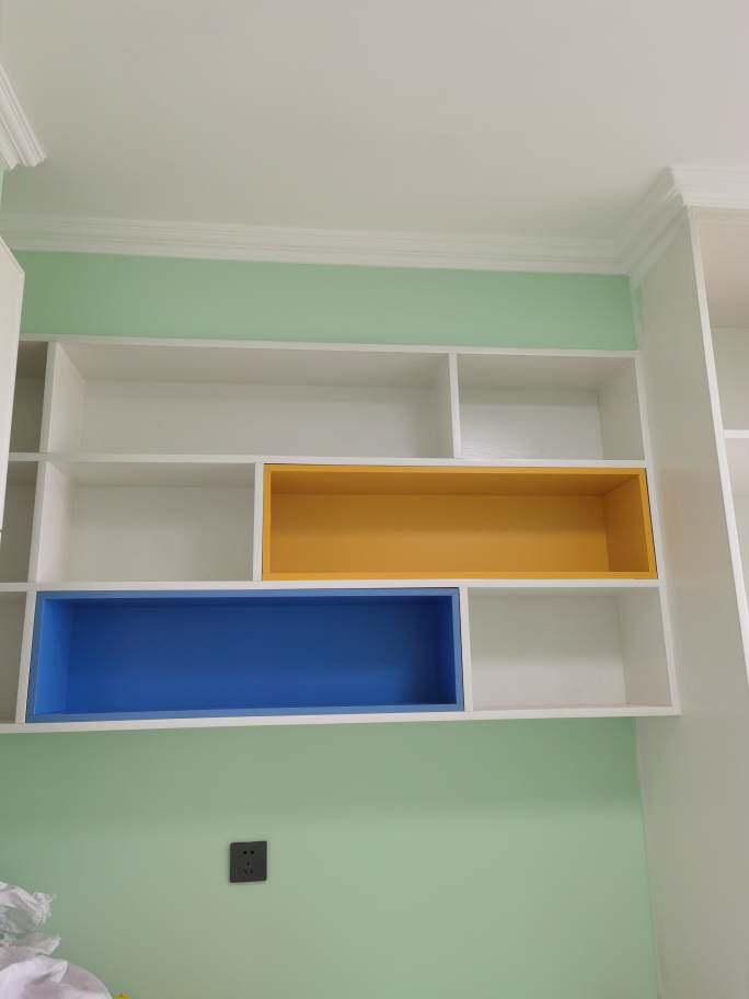 定制书架套色口子柜儿童隔断套格置物架自由组合现代简约格子柜