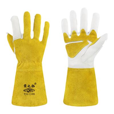 荣之拓长款羊青皮氩弧焊手套