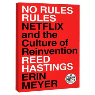 No Rules Rules Netflix 英文原版 无规则的规则 不拘一格 网飞传奇 公司文化的重塑 樊登曾鸣推荐 商业管理 全英文版进口英语书籍