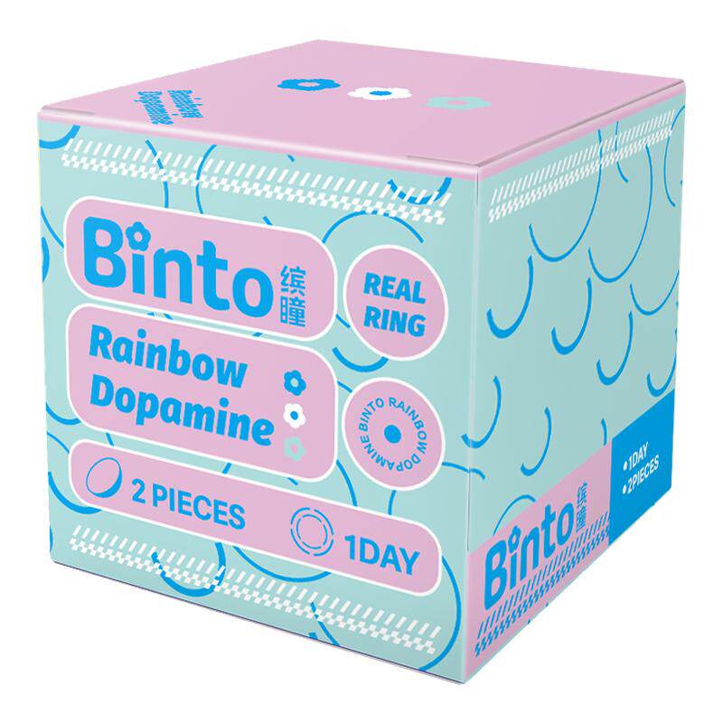 【Binto缤瞳】多巴胺日抛美瞳大直径自然高透氧三明治工艺10片装