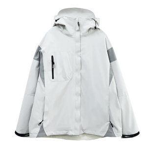 八度丘宽松羽绒冲锋衣女款三合一外套男新秋冬季两件套滑雪登山服