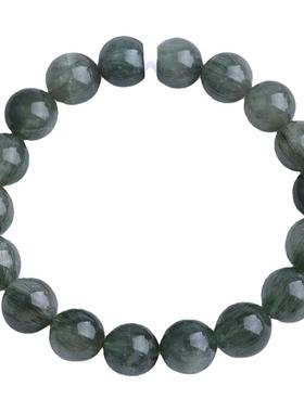 天然稀友绿发水晶手链