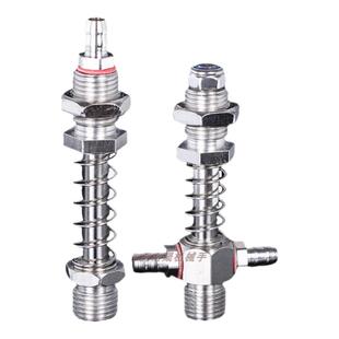 妙德螺纹金具SMC/PFG机械手重载真空吸盘吸杆直通双侧进气M10/m12