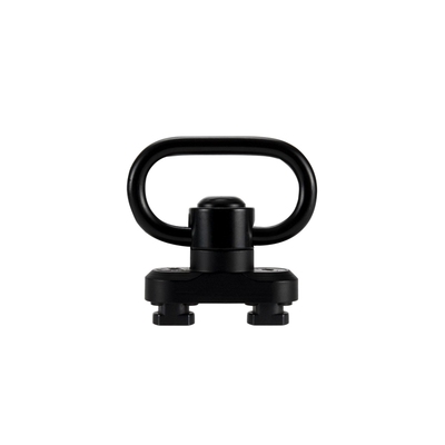 户外玩具配件MLOK系统适用金属QD环可旋转QD扣背带扣单点背带环扣