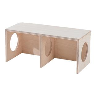 居家小宠仓鼠偷窥屋金丝熊躲避屋两居室仓鼠笼造景窝迷宫隧道房子