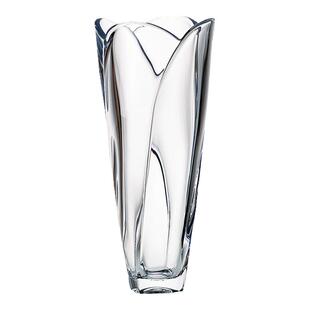 捷克BOHEMIA进口格鲁斯水晶玻璃花瓶简约款书房客厅创意家用送礼