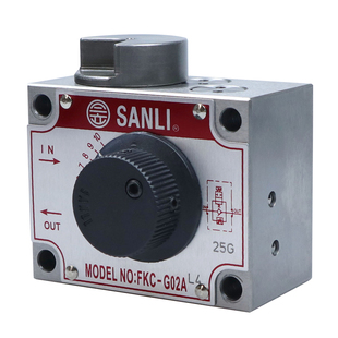 台湾SANLI三立液压调速流量阀油缸升降控制阀FNC-G02FKC-G03AL4